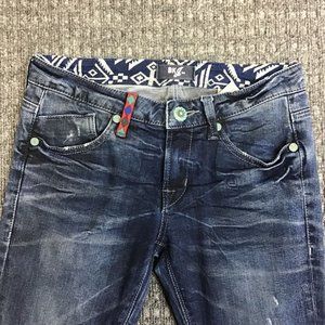 BK Jeans-Buckaroo Distressed, Slim Straight Jeans